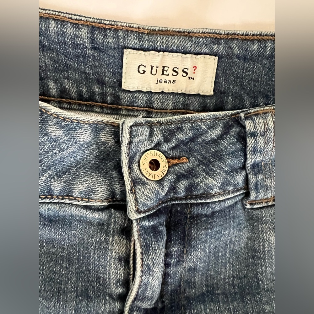Guess Light Blue Denim Mini Skirt - Picture 3 of 7